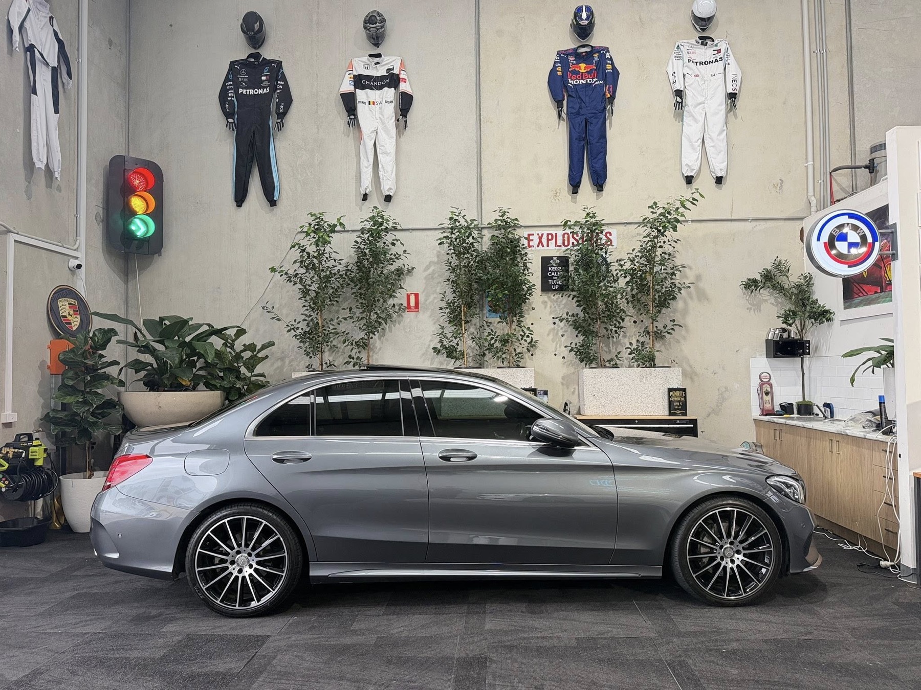 2017 Mercedes-Benz C200 AMG Pack in Charcoal