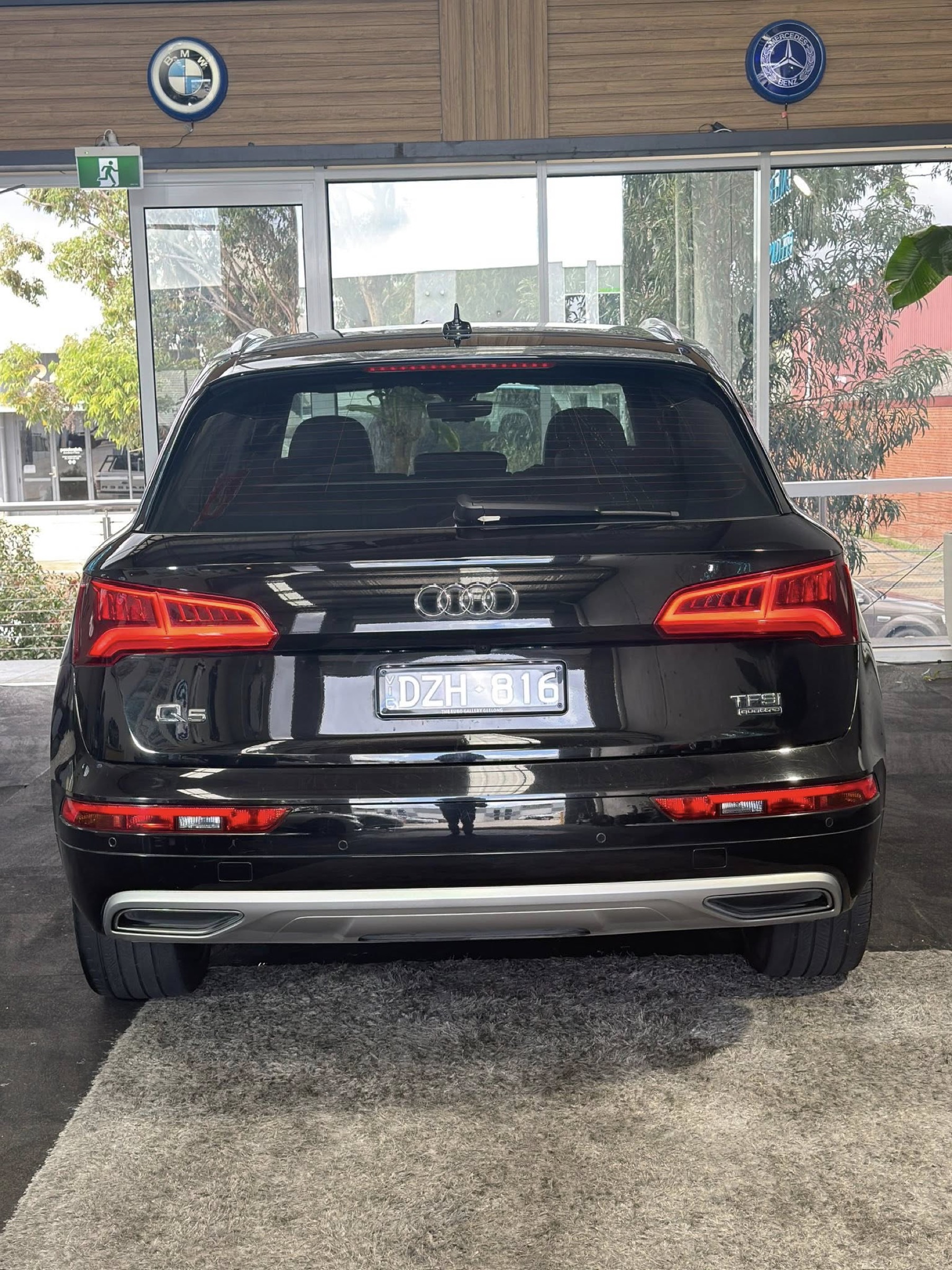 2018 Audi Q5 TFSI Quattro Sport — rear, Q5 and TFSI badges